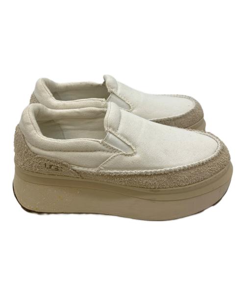 UGG（アグ）UGG (アグ) マリンスリッポン ホワイト サイズ:25.5の古着・服飾アイテム