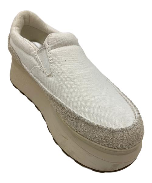 UGG（アグ）UGG (アグ) マリンスリッポン ホワイト サイズ:25.5の古着・服飾アイテム