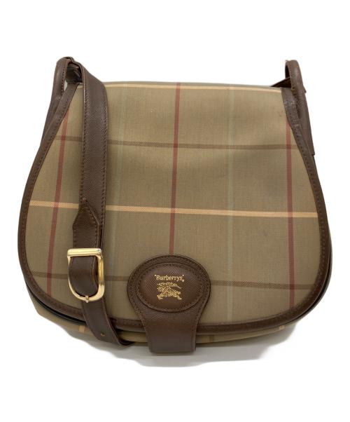 BURBERRY（バーバリー）BURBERRY (バーバリー) ショルダーバッグ ブラウンの古着・服飾アイテム