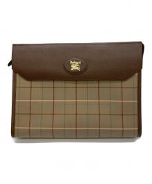 BURBERRY（バーバリー）の古着「クラッチバッグ」｜ブラウン