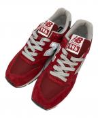 NEW BALANCEニューバランス）の古着「スニーカー」｜レッド×シルバー