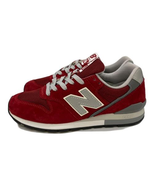 NEW BALANCE（ニューバランス）NEW BALANCE (ニューバランス) スニーカー レッド×シルバー サイズ:24の古着・服飾アイテム