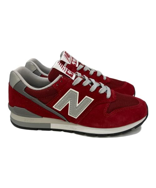 NEW BALANCE（ニューバランス）NEW BALANCE (ニューバランス) スニーカー レッド×シルバー サイズ:24の古着・服飾アイテム