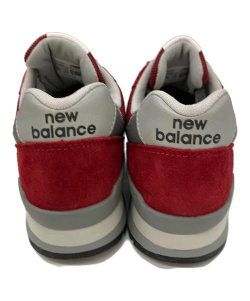 NEW BALANCE（ニューバランス）NEW BALANCE (ニューバランス) スニーカー レッド×シルバー サイズ:24の古着・服飾アイテム