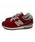 NEW BALANCE (ニューバランス) スニーカー レッド×シルバー サイズ:24：5000円