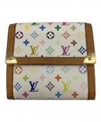LOUIS VUITTONルイ ヴィトン）の古着「3つ折り財布」｜ホワイト