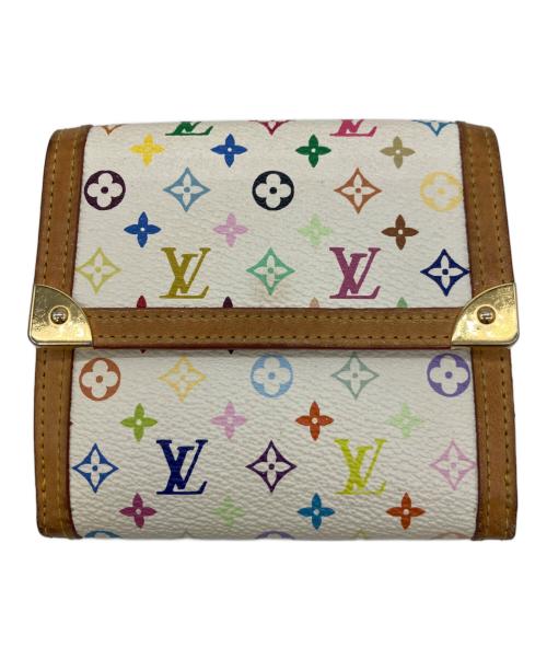 LOUIS VUITTON（ルイ ヴィトン）LOUIS VUITTON (ルイ ヴィトン) 3つ折り財布 ホワイトの古着・服飾アイテム