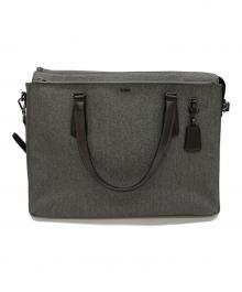 TUMI（トゥミ）の古着「ブリーフバッグ」｜グレー