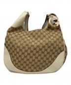 GUCCIグッチ）の古着「ショルダーバッグ」｜アイボリー×ベージュ
