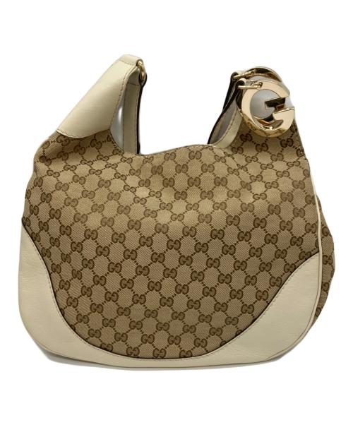 GUCCI（グッチ）GUCCI (グッチ) ショルダーバッグ アイボリー×ベージュの古着・服飾アイテム