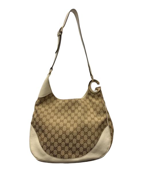 GUCCI（グッチ）GUCCI (グッチ) ショルダーバッグ アイボリー×ベージュの古着・服飾アイテム