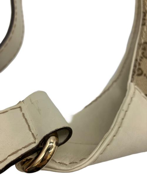 GUCCI（グッチ）GUCCI (グッチ) ショルダーバッグ アイボリー×ベージュの古着・服飾アイテム