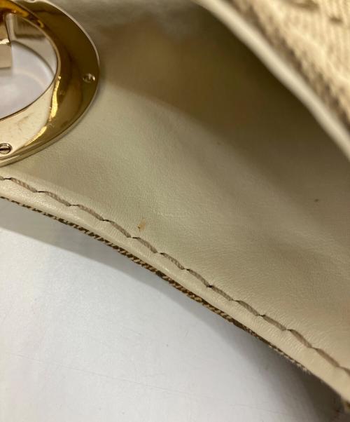GUCCI（グッチ）GUCCI (グッチ) ショルダーバッグ アイボリー×ベージュの古着・服飾アイテム