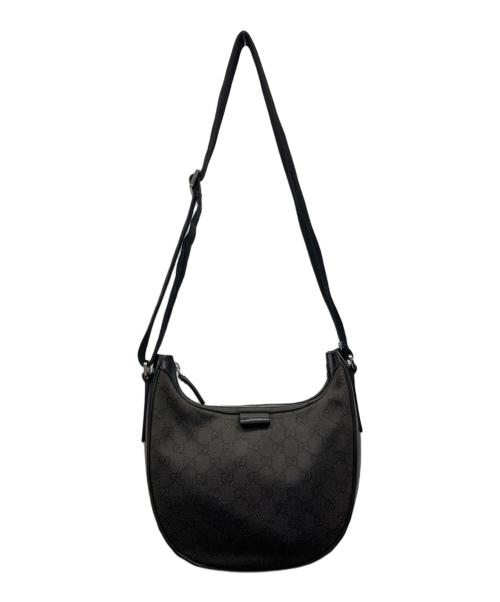 GUCCI（グッチ）GUCCI (グッチ) ショルダーバッグ ブラック×グレーの古着・服飾アイテム