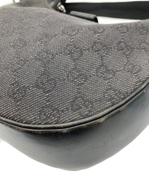GUCCI（グッチ）GUCCI (グッチ) ショルダーバッグ ブラック×グレーの古着・服飾アイテム