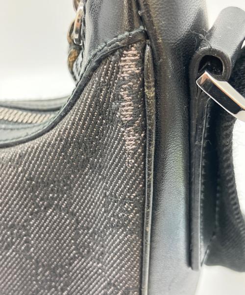 GUCCI（グッチ）GUCCI (グッチ) ショルダーバッグ ブラック×グレーの古着・服飾アイテム