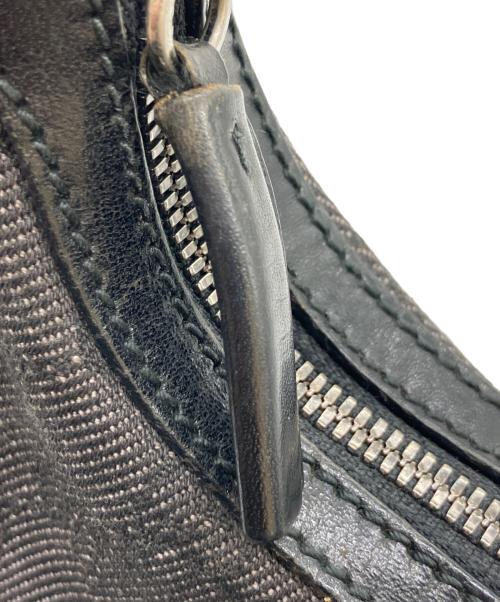 GUCCI（グッチ）GUCCI (グッチ) ショルダーバッグ ブラック×グレーの古着・服飾アイテム