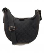 GUCCIグッチ）の古着「ショルダーバッグ」｜ダークブラウン×ブラック
