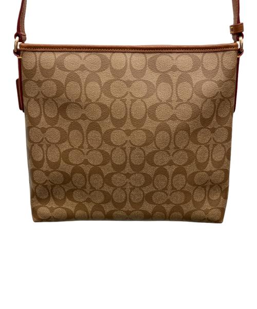 COACH（コーチ）COACH (コーチ) ショルダーバッグ ベージュ×ブラウンの古着・服飾アイテム