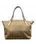 COACH (コーチ) 2WAYバッグ ホワイト×ベージュ：7000円