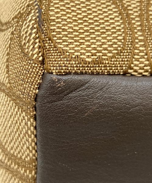 COACH（コーチ）COACH (コーチ) 2WAYバッグ ベージュ×ブラウンの古着・服飾アイテム