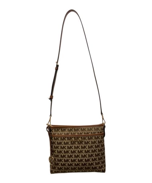 MICHAEL KORS（マイケル・コース）MICHAEL KORS (マイケル・コース) ショルダーバッグ ブラウンの古着・服飾アイテム