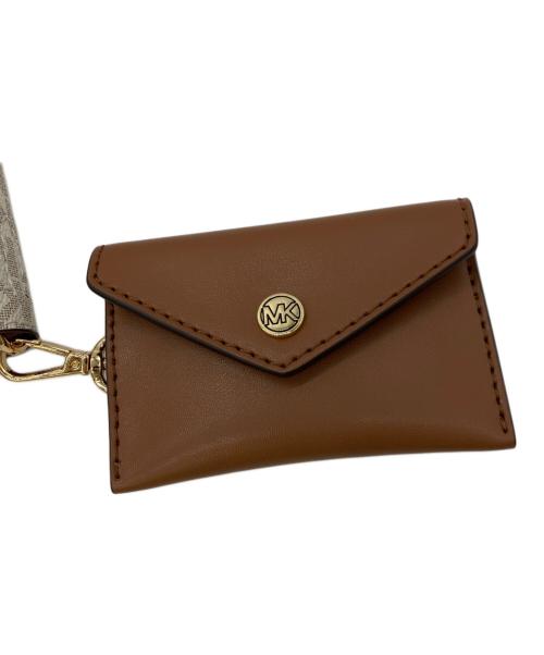 MICHAEL KORS（マイケル・コース）MICHAEL KORS (マイケル・コース) 2WAYバッグ ホワイト×ブラウンの古着・服飾アイテム