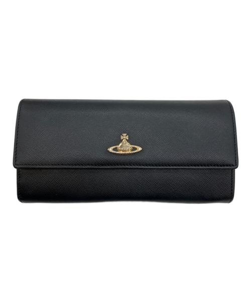 Vivienne Westwood（ヴィヴィアンウエストウッド）Vivienne Westwood (ヴィヴィアンウエストウッド) 長財布 ブラック×レッドの古着・服飾アイテム