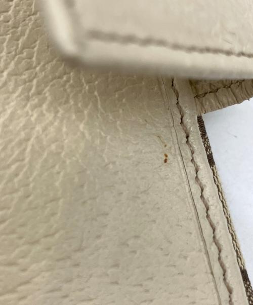 GUCCI（グッチ）GUCCI (グッチ) 2つ折り財布 アイボリー×ベージュの古着・服飾アイテム