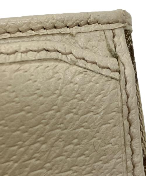 GUCCI（グッチ）GUCCI (グッチ) 2つ折り財布 アイボリー×ベージュの古着・服飾アイテム