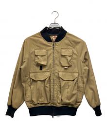 Columbia（コロンビア）の古着「フィッシングジャケット」｜ベージュ×ネイビー