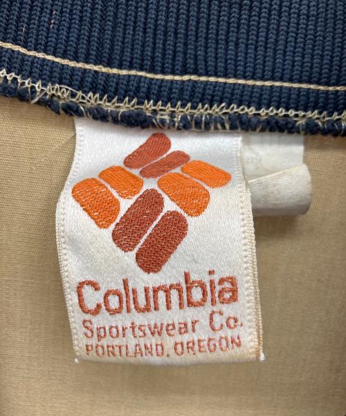 Columbia（コロンビア）Columbia (コロンビア) フィッシングジャケット ベージュ×ネイビー サイズ:Sの古着・服飾アイテム