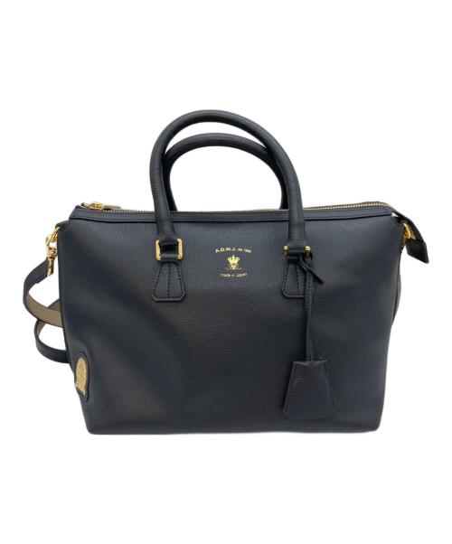 A.D.M.J.（エーディーエムジェイ）A.D.M.J. (エーディーエムジェイ) 2WAYバッグ ネイビーの古着・服飾アイテム