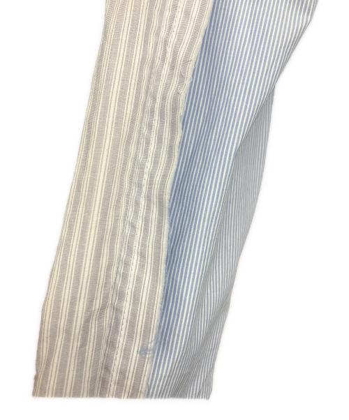 MM6 Maison Margiela（エムエムシックスメゾンマルジェラ）MM6 Maison Margiela (エムエムシックスメゾンマルジェラ) 長袖シャツ ブルー×ホワイト サイズ:42の古着・服飾アイテム