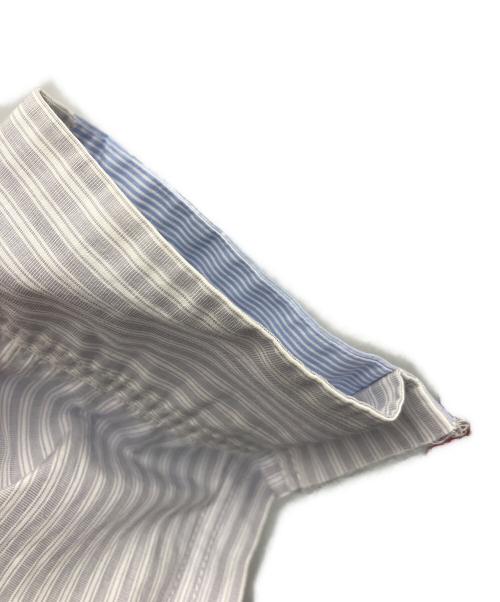 MM6 Maison Margiela（エムエムシックスメゾンマルジェラ）MM6 Maison Margiela (エムエムシックスメゾンマルジェラ) 長袖シャツ ブルー×ホワイト サイズ:42の古着・服飾アイテム