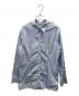 MM6 Maison Margiela（エムエムシックスメゾンマルジェラ）の古着「長袖シャツ」｜ブルー×ホワイト