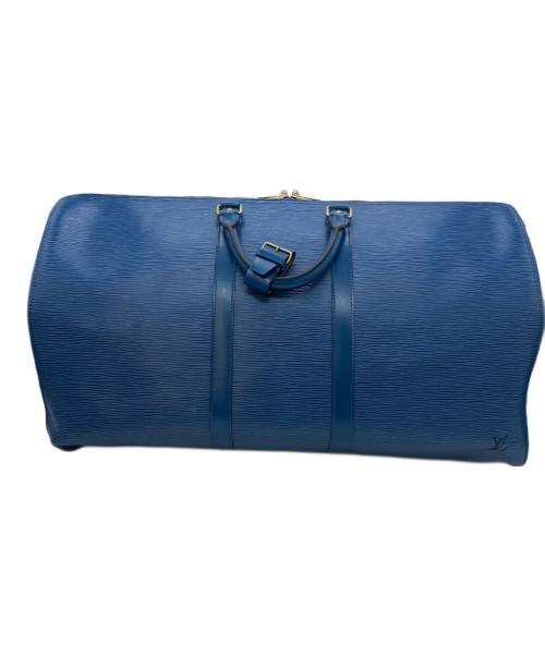 LOUIS VUITTON（ルイ ヴィトン）LOUIS VUITTON (ルイ ヴィトン) ボストンバッグ ブルーの古着・服飾アイテム