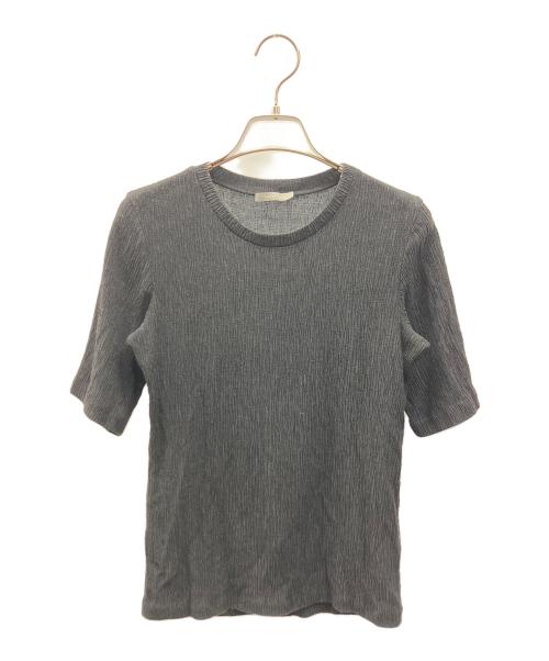 theory luxe（セオリーリュクス）theory luxe (セオリーリュクス) 半袖カットソー ブラック サイズ:38の古着・服飾アイテム