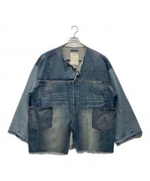 etsinta（エシンタ）の古着「リメイクデニムオーバージャケット」｜インディゴ
