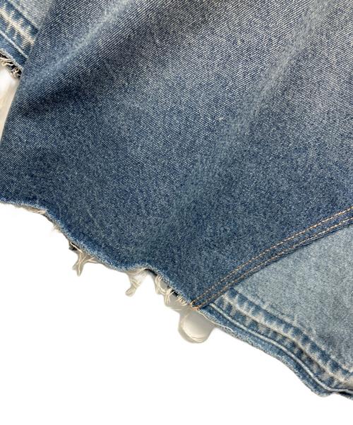 etsinta（エシンタ）etsinta (エシンタ) リメイクデニムオーバージャケット インディゴ サイズ:ONEの古着・服飾アイテム