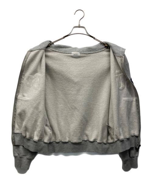 BLESS U（ブレスユー）BLESS U (ブレスユー) ジップパーカー グレー サイズ:Mの古着・服飾アイテム