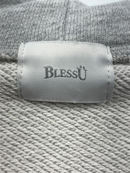 BLESS U（ブレスユー）BLESS U (ブレスユー) ジップパーカー グレー サイズ:Mの古着・服飾アイテム