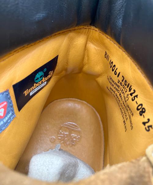 Timberland（ティンバーランド）Timberland (ティンバーランド) 6インチ プレミアム ウォータープルーフ ブーツ ベージュ サイズ:26の古着・服飾アイテム
