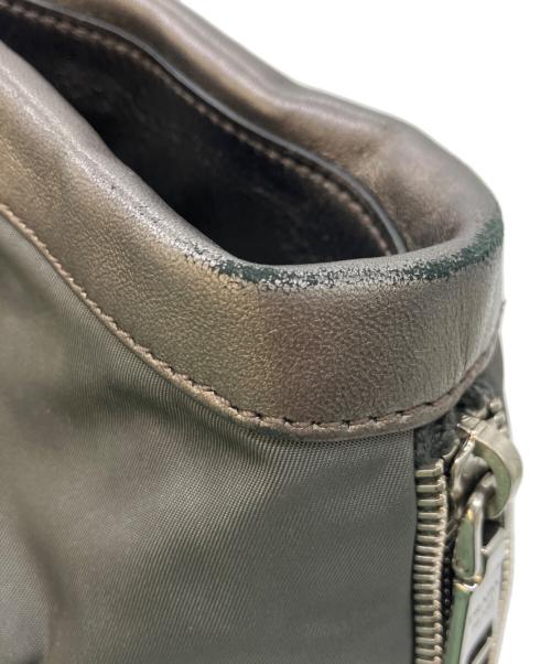 PRADA（プラダ）PRADA (プラダ) トートバッグ グレー×シルバーの古着・服飾アイテム