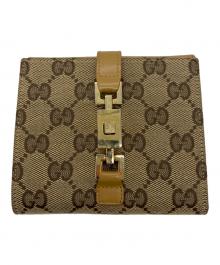 GUCCI（グッチ）の古着「2つ折り財布」｜ブラウン