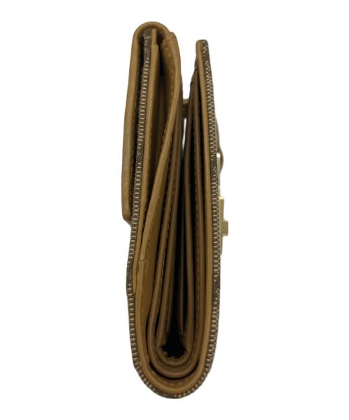GUCCI（グッチ）GUCCI (グッチ) 2つ折り財布 ブラウンの古着・服飾アイテム
