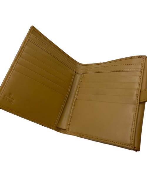 GUCCI（グッチ）GUCCI (グッチ) 2つ折り財布 ブラウンの古着・服飾アイテム