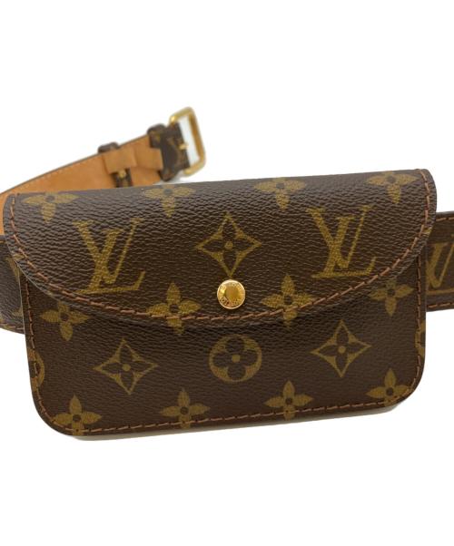 LOUIS VUITTON（ルイ ヴィトン）LOUIS VUITTON (ルイ ヴィトン) ベルトポーチ ブラウンの古着・服飾アイテム