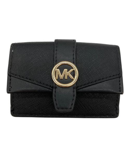 MICHAEL KORS（マイケル・コース）MICHAEL KORS (マイケル・コース) 3つ折り財布 ブラックの古着・服飾アイテム