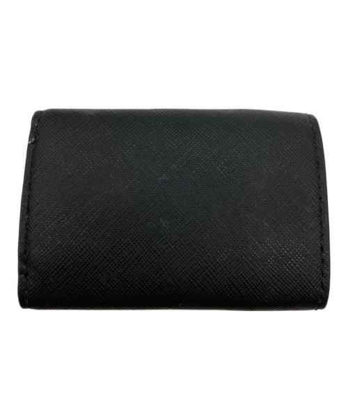 MICHAEL KORS（マイケル・コース）MICHAEL KORS (マイケル・コース) 3つ折り財布 ブラックの古着・服飾アイテム